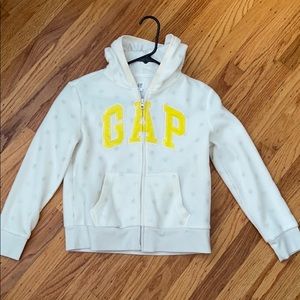 NWOT Large Gap Girls Snowflakes Zip Up